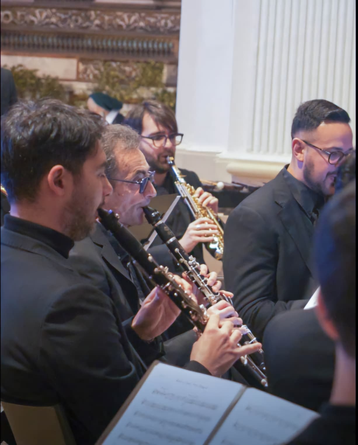 Sezione di clarinetti
